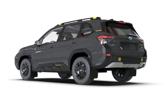 Rally Armor 2026 Subaru Forester Wilderness Black UR Mud Flap w/Dark Grey Logo