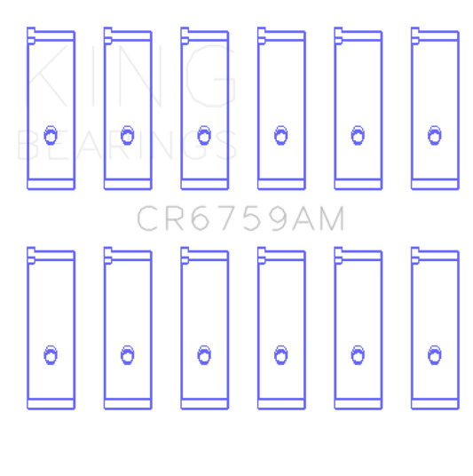 King Engine Bearings Honda C32A / C35A Connecting Rod Bearing Set