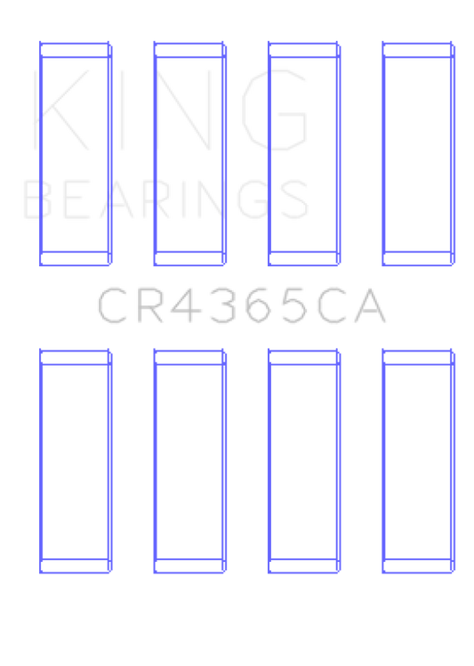 King Engine Bearings Ford ZETec S/Ecoboost1.6 (Size +0.50mm) Connecting Rod Bearing Set