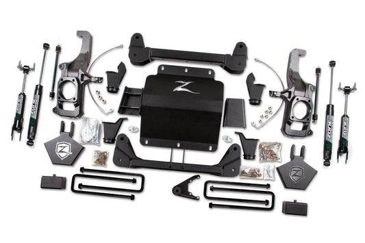 Zone Offroad 11-19 GM HD 5in System w/ Overload Fox