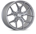 Vossen HF5 - 21x10.5 - ET30 - 5x112 - 66.56 - DEEP - SS - Satin Silver Wheel