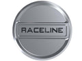Raceline Silver Push-Thru Cap  8 X 165.1/ 8 X 180