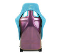 NRG FRP Bucket Seat (Large) Prisma-Chromatic Dark Teal Vegan Suede w/ Chameleon Back