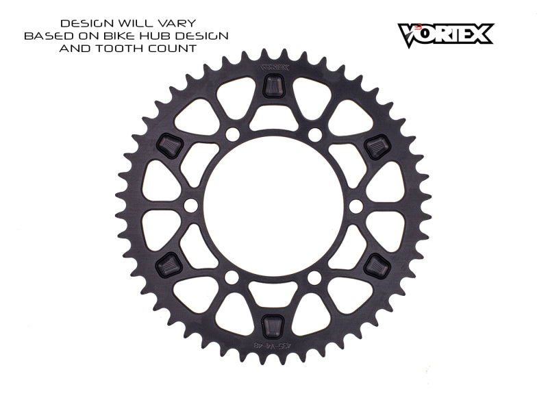 Vortex Racing V4 45 Tooth 520 Sprocket Use w/ 3766 Front - Hardcoat