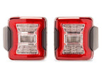 Raxiom 07-18 Jeep Wrangler JK LED Tail Lights- Clear Housing- Clear Lens