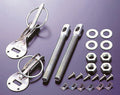 Cusco Body Pins For Hood Aluminum-Silver, Universal