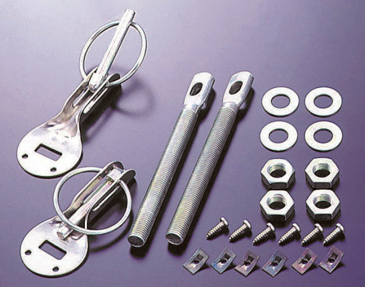 Cusco Body Pins For Hood Aluminum-Silver, Universal
