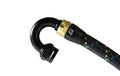 GReddy AN08 180 DEGREE HOSE END SWIVEL BLACK/GOLD ANODIZED