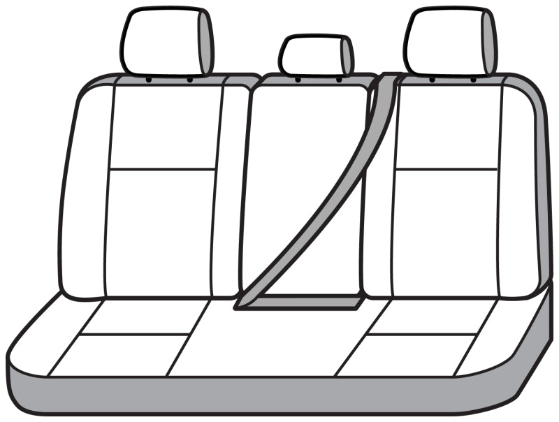 Covercraft 15-21 Ford Transit Endura Waterproof SeatSaver Third Row Seat Covers-Grey