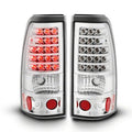 Raxiom 03-06 Chevrolet Silverado 1500 Fleetside LED Tail Lights- Chrome Housing- Clear Lens