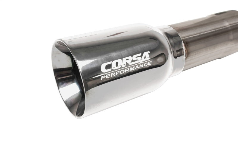 Corsa 17-22 Chevrolet Colorado ZR2 3.6L V6 3in Sport Cat-Back Exhaust - 4in USA Flag Tip