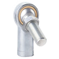 QA1 V Series 3-Pc Rod End - Female/Left Hand - 8mm Bore x M8x1.25 w/Stud - Carbon Steel