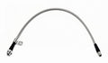 Wilwood flexline 24IN. OAL M10X1 to -3 W/BRACKET R/H