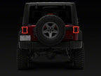 Raxiom 07-18 Jeep Wrangler JK LED Tail Lights- Red Housing- Smoked Lens