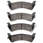 R1 93-98 Jeep Grand Cherokee Rear Semi Met Brake Pads