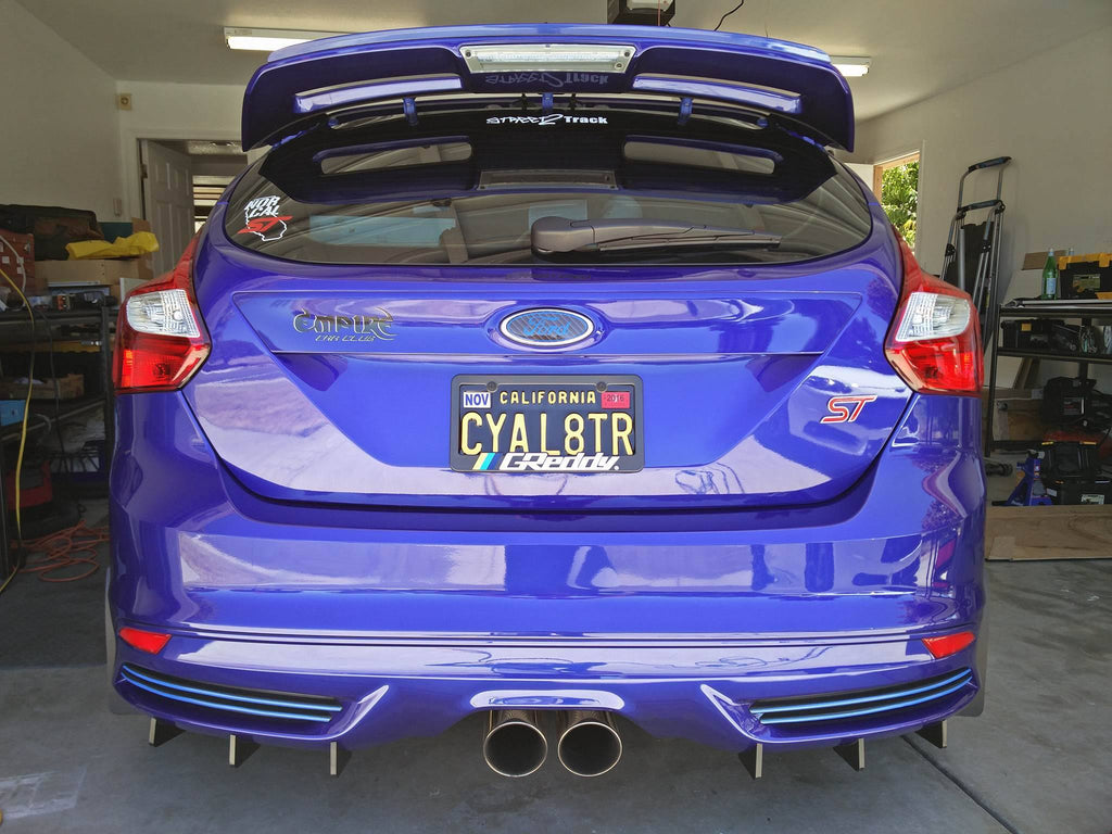 2013-2018 Ford Focus ST Diffuser Fins (6-Pack)