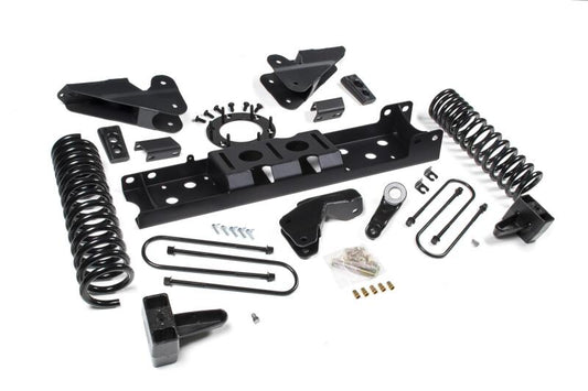 Zone Offroad 2019 Ram 3500 4.5in Radius Arm Brkt 2in Rr Block w/ Overload 8-Bolt T-Case Nitro Shocks