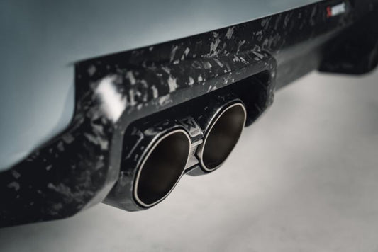 Akrapovic BMW M2 Coupe (G87) Tail Pipe Set - Chopped Carbon