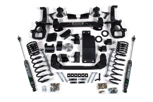Zone Offroad 19-21 Ram 1500 4WD 6in Front 5in Rr Suspension Lift System w/OE 22in Wheels Fox Shocks
