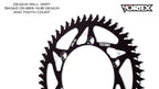 Vortex Racing 50 Tooth 520 Rear Sprocket - Black