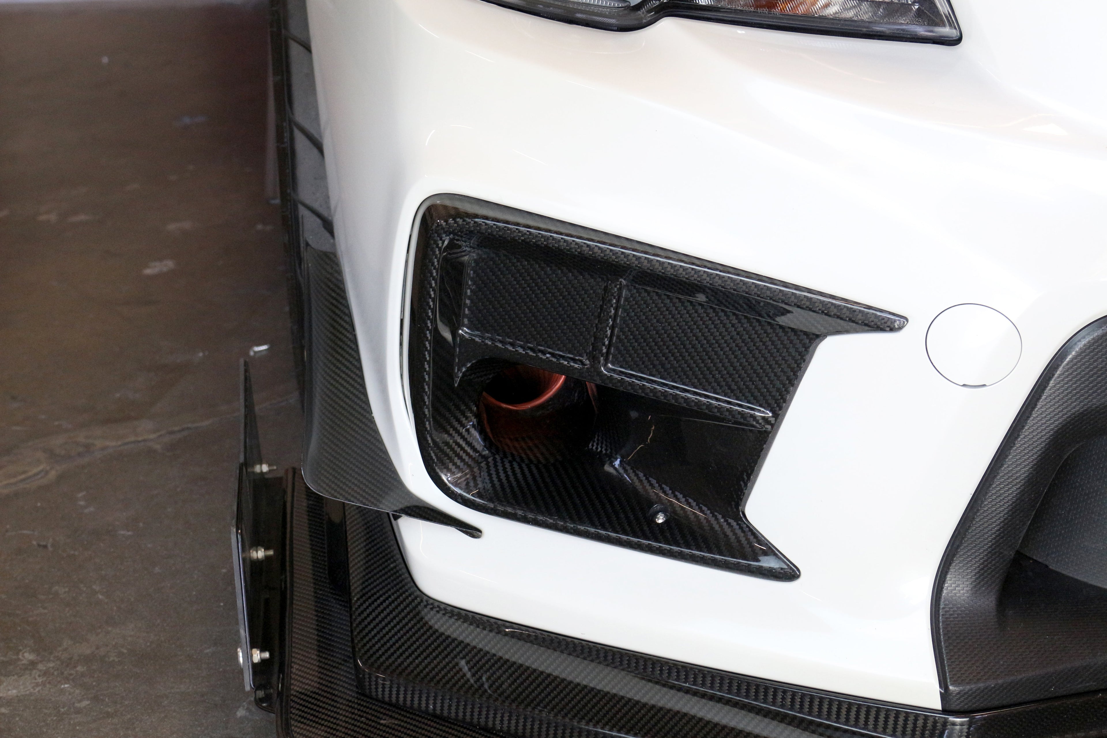 Carbon Fiber Subaru STI Brake Cooling Kit 2018-2021