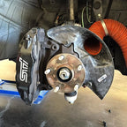 Carbon Fiber Subaru STI Brake Cooling Kit 2018-2021