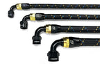 GReddy AN06 60 DEGREE HOSE END SWIVEL BLACK/GOLD ANODIZED