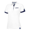 Sparco Polo Lady Corporate LRG White