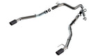 Borla 24-25 Ford Ranger Raptor 2.75in Tail Pipe Kit 4in Tip - Carbon Fiber Black Anodized