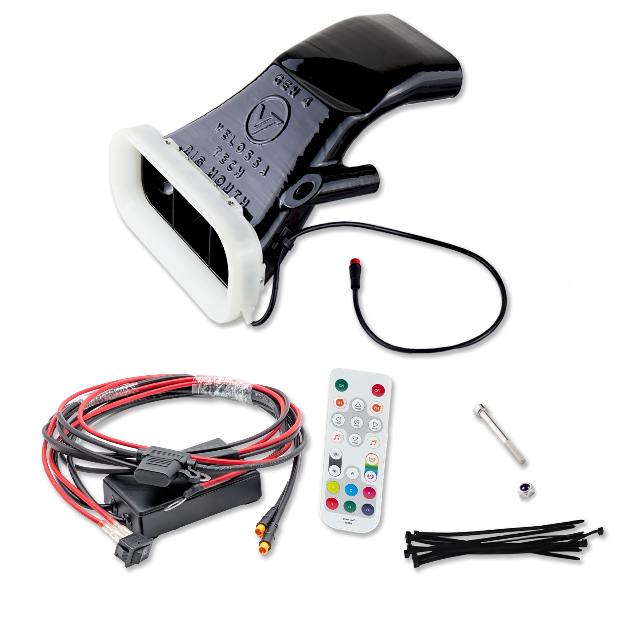 2014-2019 Ford Fiesta ST (2018-2019 MK7/MK7.5 Only) BIG MOUTH LIT KIT Ram Air Intake Snorkel