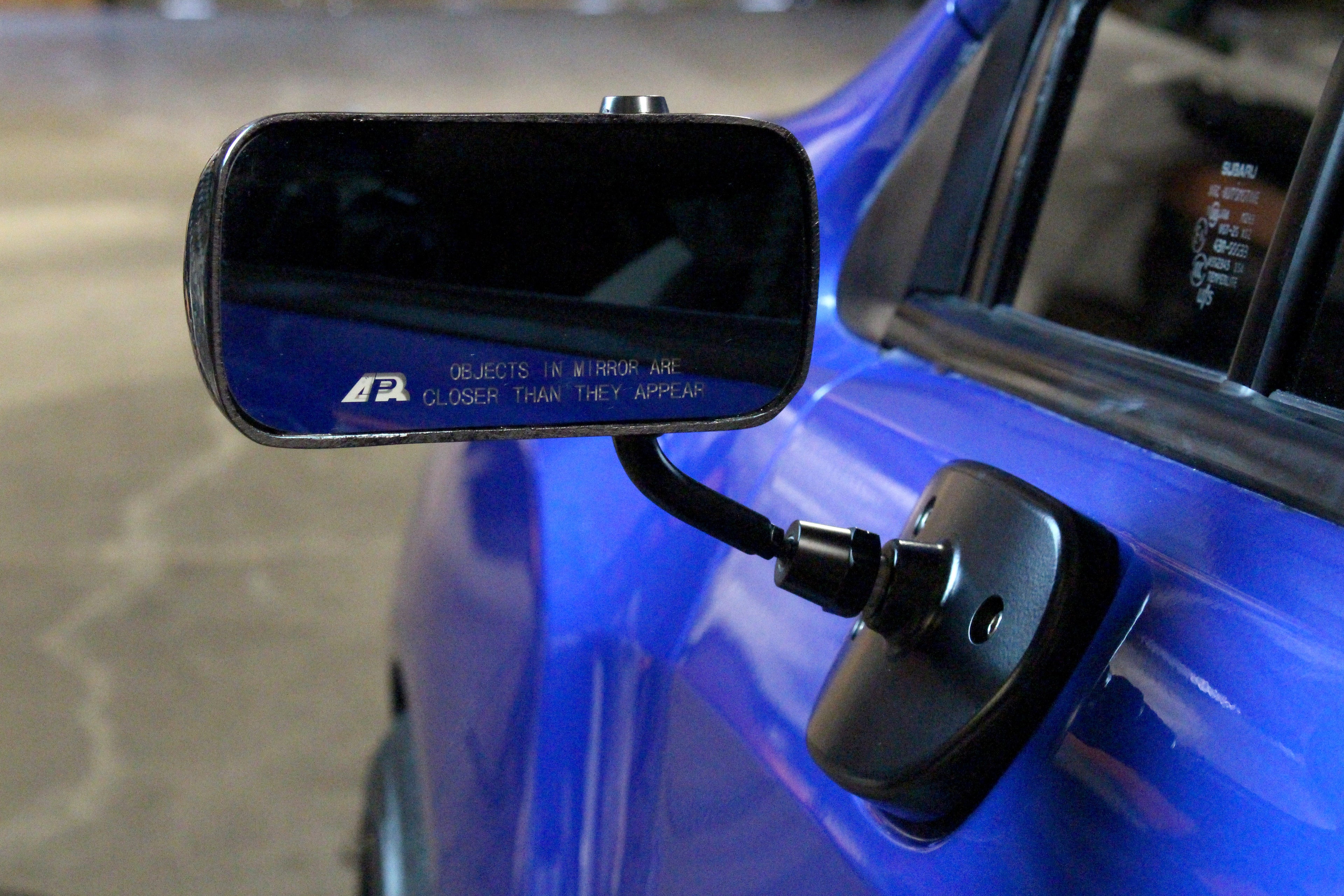 Carbon Fiber Subaru WRX Formula GT3 Carbon Fiber Mirror/Black 2015-2021