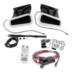 2016-2022 Infiniti Q60 Red Sport Dual BIG MOUTH LIT KIT Ram Air Intake Snorkels