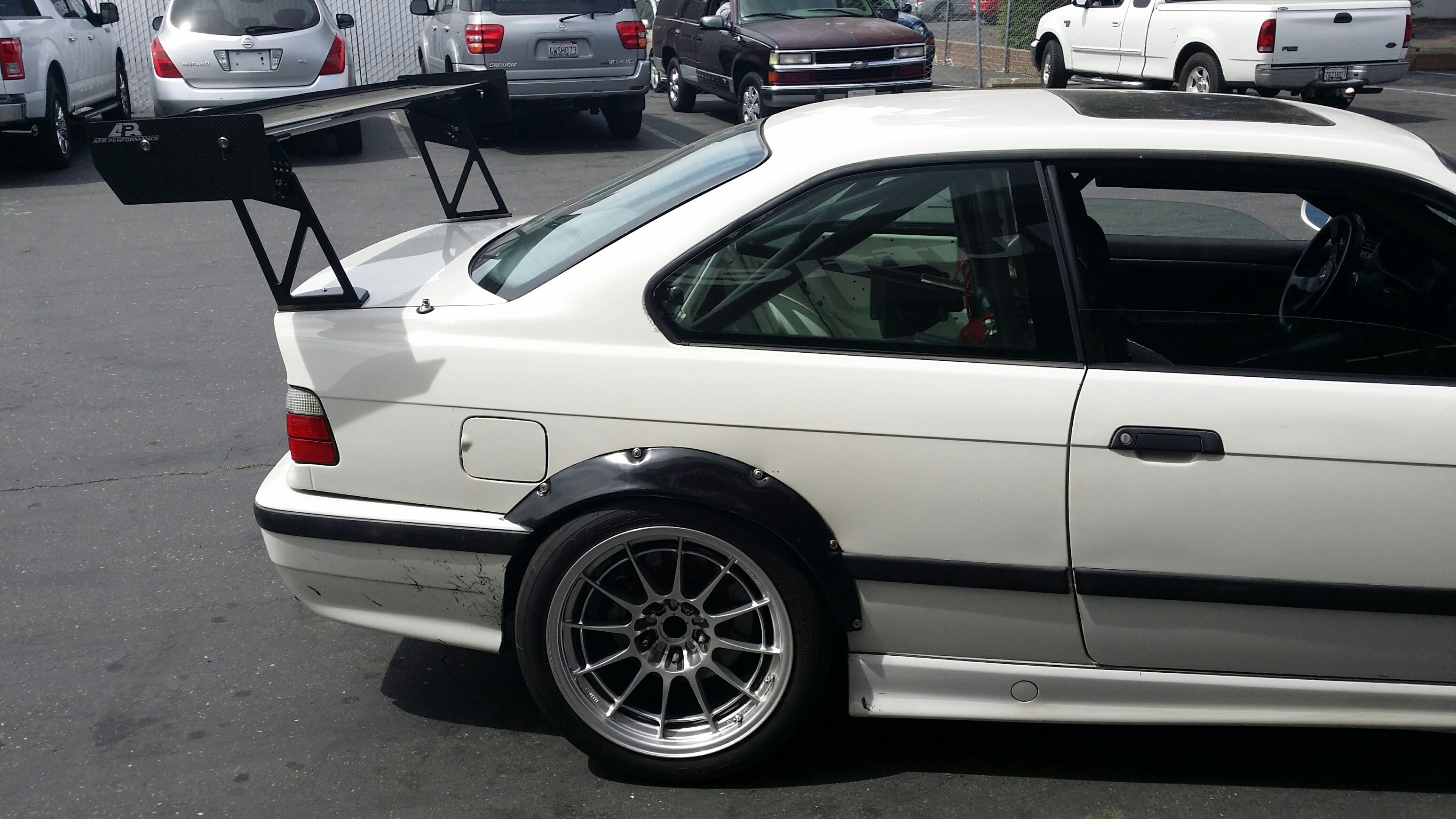 BMW E36 Coupe GT-250 Carbon Fiber Adjustable Wing