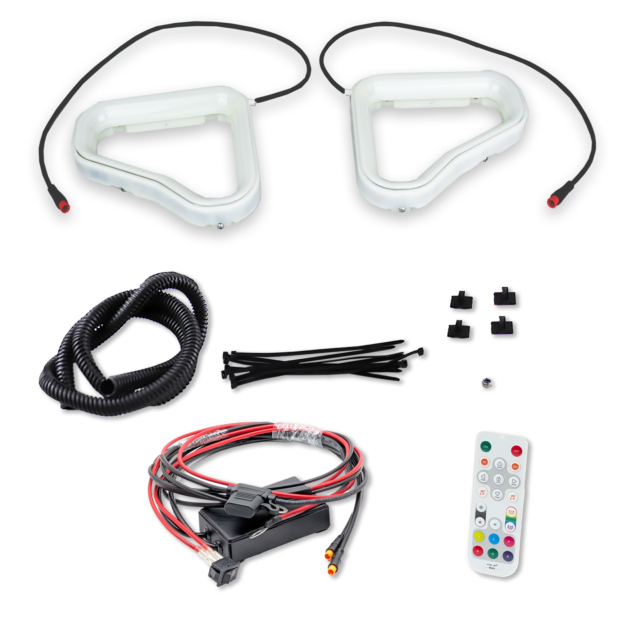 2017-2021 Genesis G70 BIG MOUTH LIT KIT | LIT Flares and Controller Only