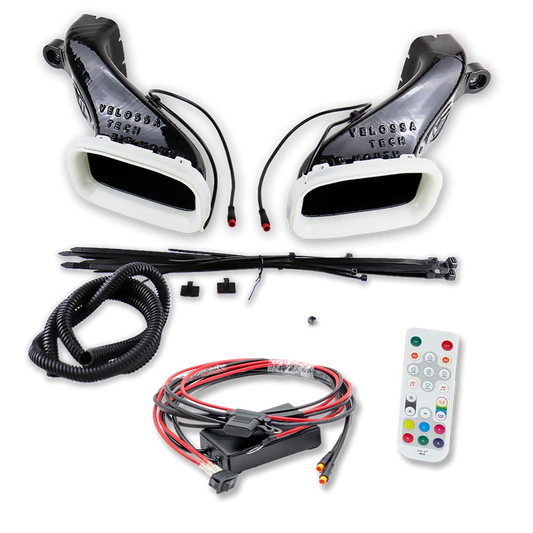 2017-2024 Kia Stinger 3.3T/2.0T/2.5T Dual BIG MOUTH LIT KIT Ram Air Intake Snorkels