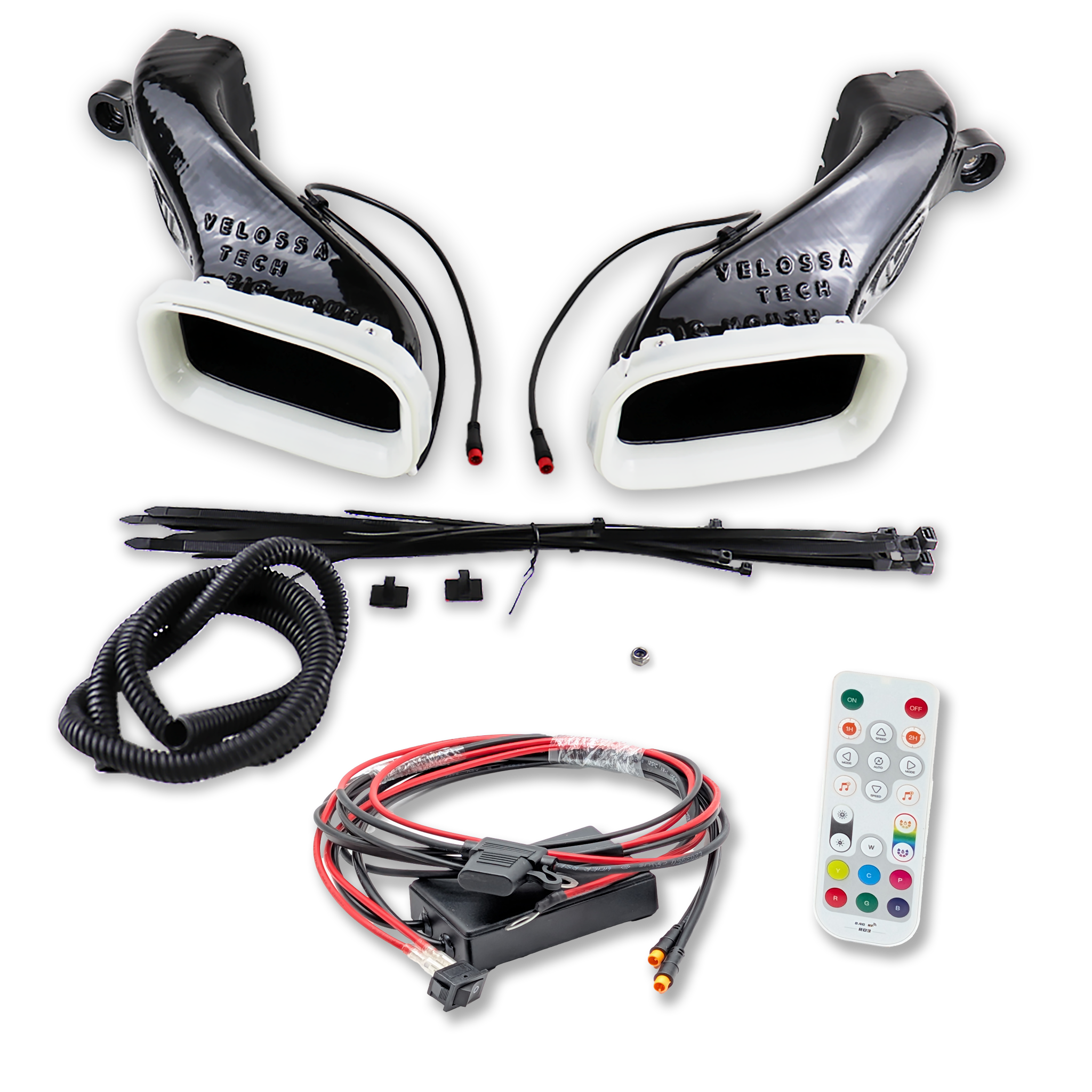 2022+ Genesis G70 3.3T Dual BIG MOUTH LIT KIT Ram Air Intake Snorkels