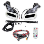 2017-2024 Kia Stinger 3.3T/2.0T/2.5T Dual BIG MOUTH LIT KIT Ram Air Intake Snorkels