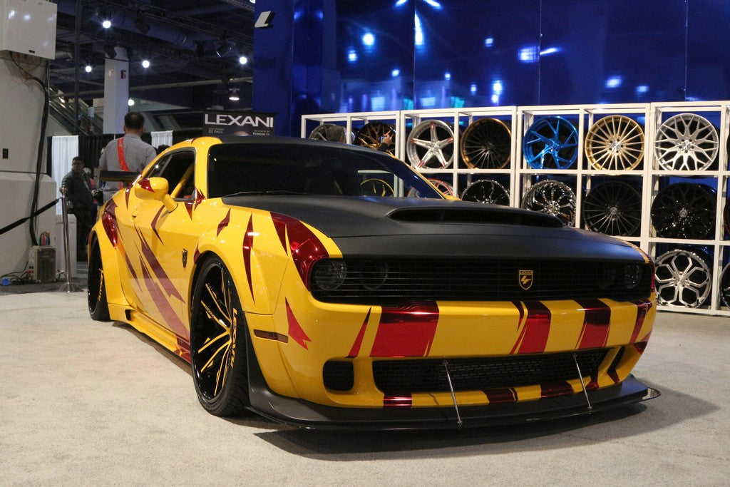 Dodge Challenger Widebody (Hellcat, Scat Pack, RT) & Demon Carbon Fiber Front Wind Splitter 2018 - 2023