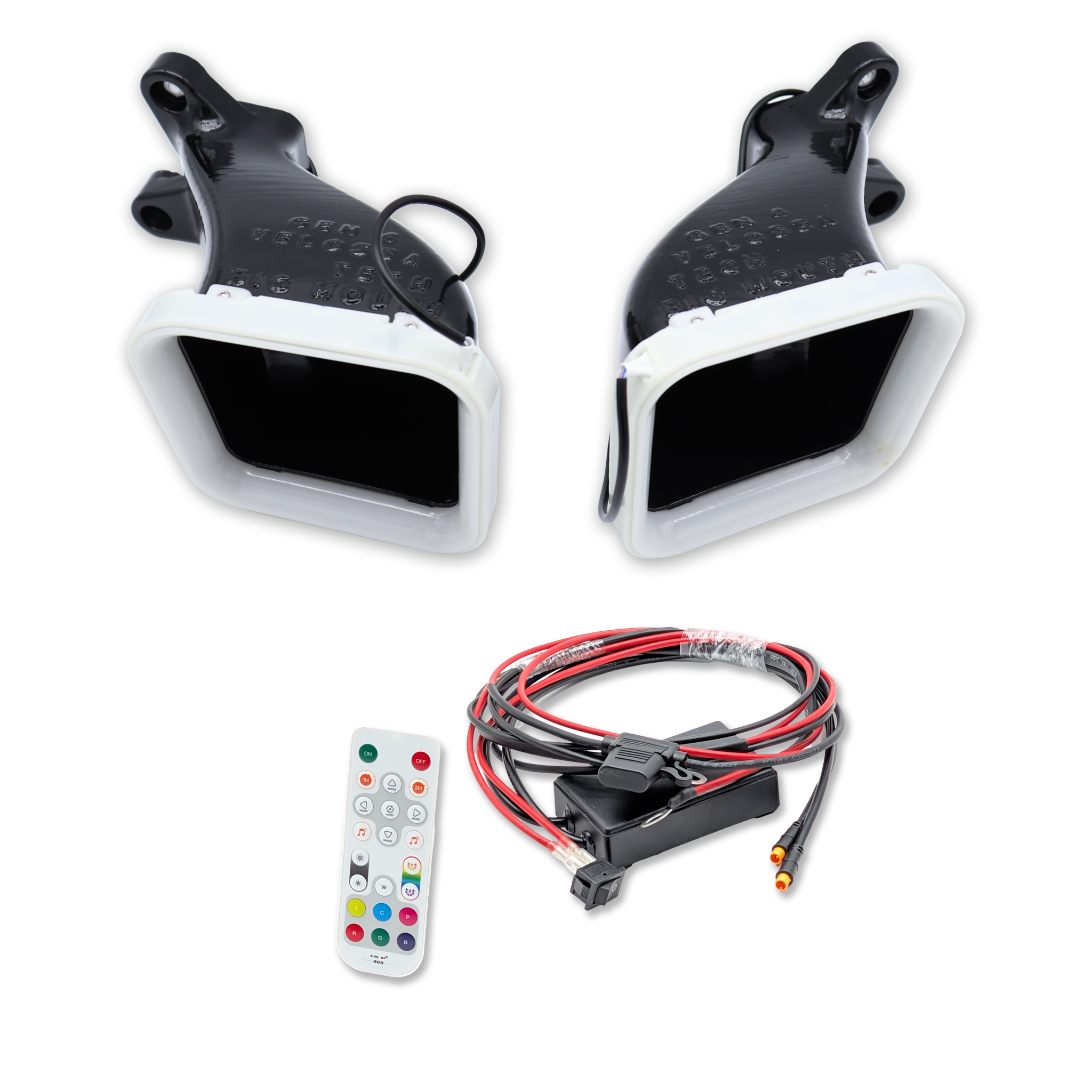 2015-2020 Genesis G80 3.3T/5.0 Dual BIG MOUTH LIT KIT Ram Air Intake Snorkels