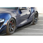 Carbon Fiber Toyota Supra A90/91 Side Rocker Extensions/ Side Skirt 2020-2023