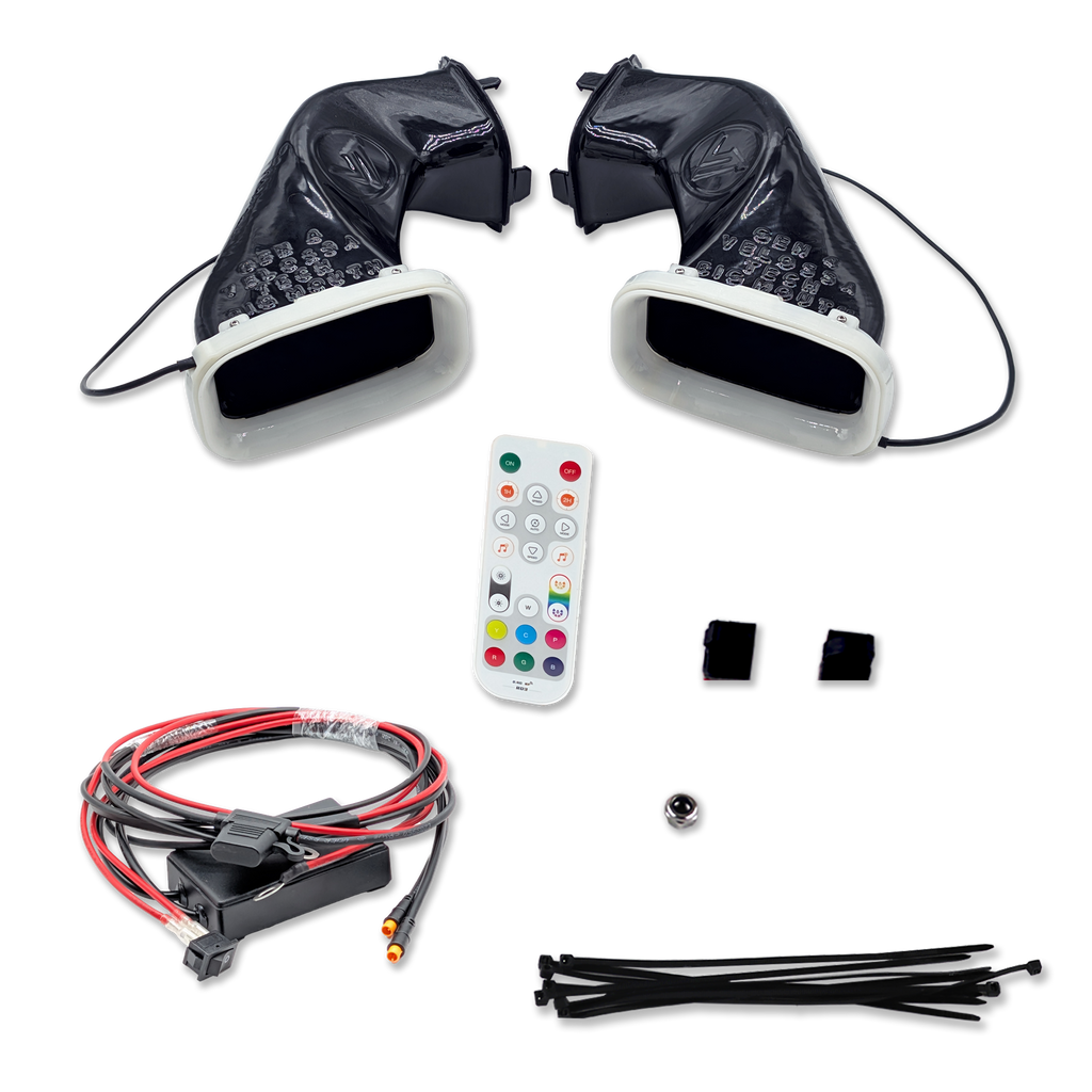2020+ BMW M8 Competition (F91/F92/F93) Dual BIG MOUTH LIT KIT Ram Air Intake Snorkels
