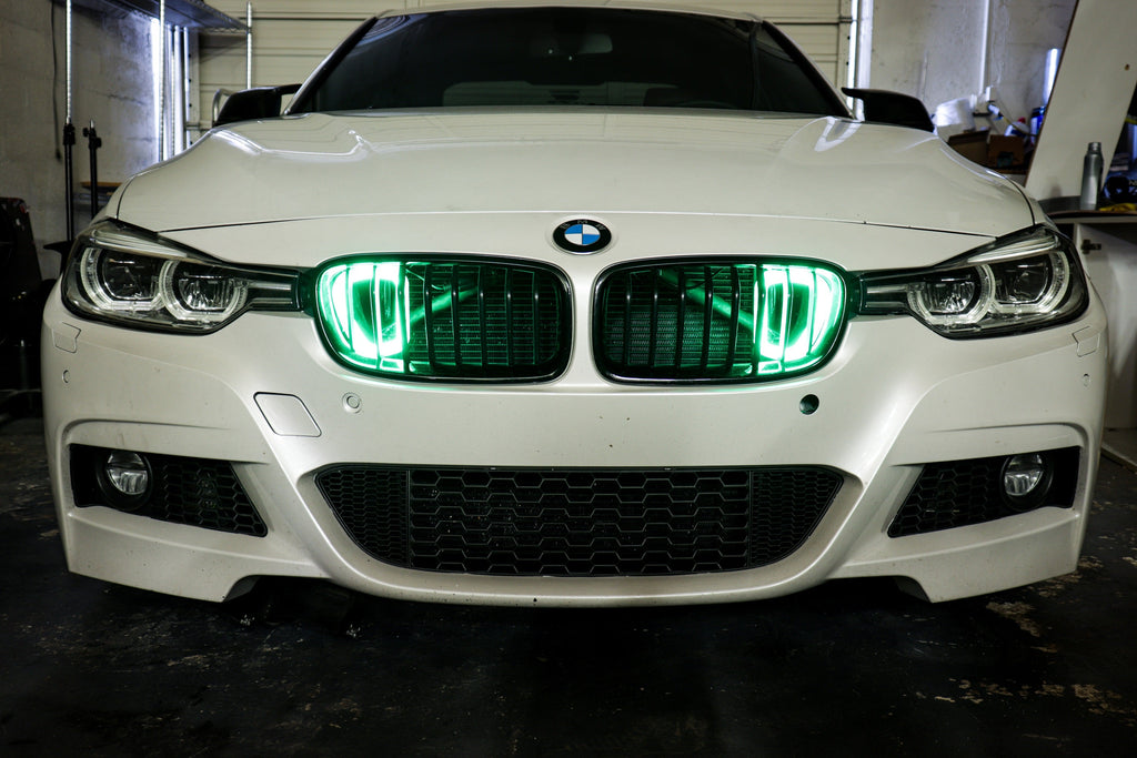 2012-2019 BMW F30 (3-Series) and 2013-2020 BMW F32 (4-Series) Dual BIG MOUTH LIT KIT Ram Air Intake Snorkels