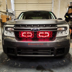 2022+ Ford Maverick (2.0L/2.5L Hybrid) Dual BIG MOUTH LIT KIT Ram Air Intake Snorkels