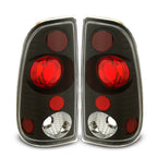 Raxiom 97-03 Ford F-150 Styleside Axial Series Version 2 Tail Lights- Black - Red/Clear Lens