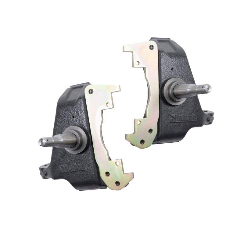 Belltech 88-98 Chevy 1500 3in. Drop Spindle Set (Single Piston Brake Setup)