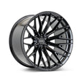 Vossen HFX-6 18x9 - 6x135 - ET0 - Super Deep Face - 87.1 - Gloss Black Wheel