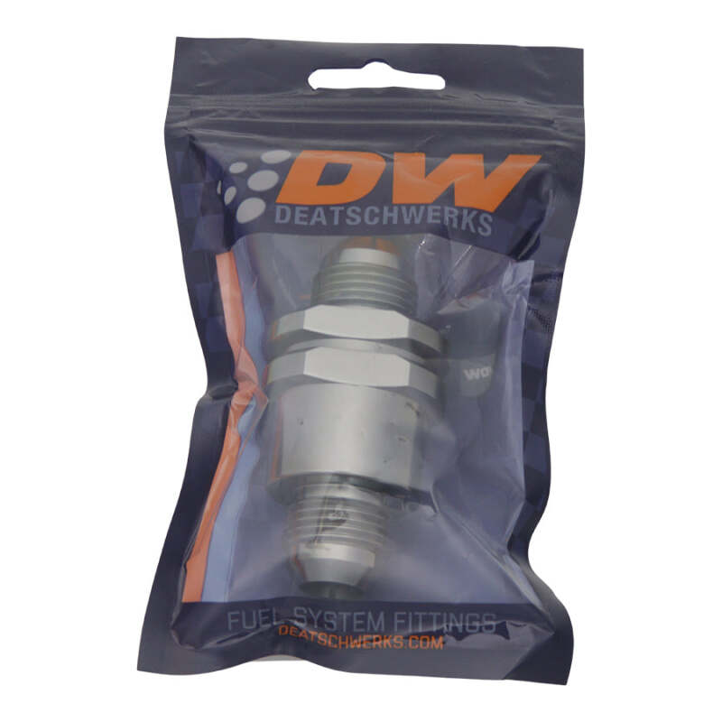 DeatschWerks 10AN Male Flare + 10AN Male Flare One Way Check Valve