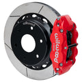 Wilwood 03-08 Audi A4 FNSL4R Rear Big Brake Kit 12.88in Slotted Rotor - Red