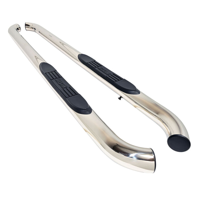 Westin 24-26 Toyota Tacoma Xtra Cab E-Series 3 Nerf Step Bars Stainless Steel