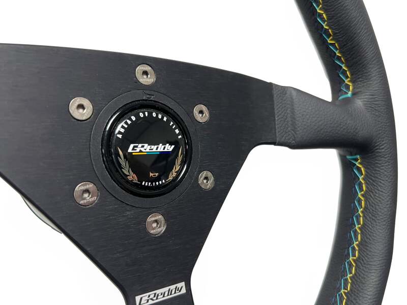 GReddy Steering Wheel Bolts - Raw Titanium (Set of 6)